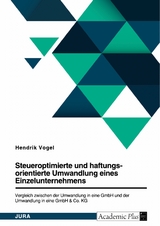 Steueroptimierte und haftungsorientierte Umwandlung eines Einzelunternehmens. Vergleich zwischen der Umwandlung in eine GmbH und der Umwandlung in eine GmbH & Co. KG - Hendrik Vogel