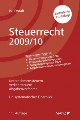 Steuerrecht 2009/10 - Doralt, Werner