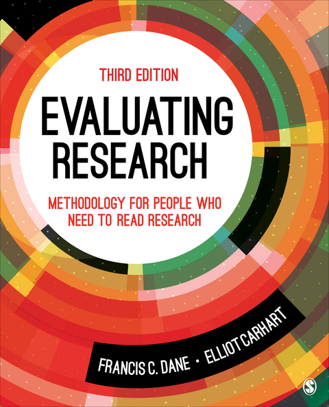 Evaluating Research - Francis C. Dane, Elliot Donald Carhart