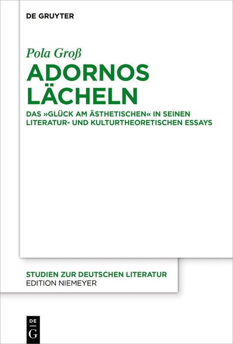 Adornos Lächeln -  Pola Groß