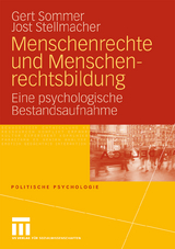 Menschenrechte und Menschenrechtsbildung - Gert Sommer, Jost Stellmacher