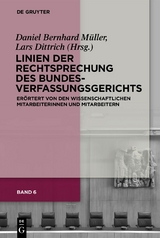 Linien der Rechtsprechung des Bundesverfassungsgerichts - 