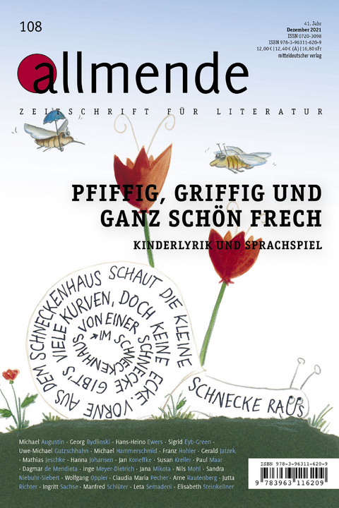 Allmende 108 – Zeitschrift für Literatur - 