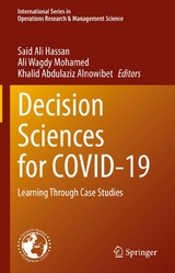 Decision Sciences for COVID-19 - 