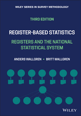 Register-based Statistics - Anders Wallgren, Britt Wallgren