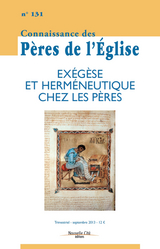 Exegese et hermeneutique chez les Peres -  Collectif