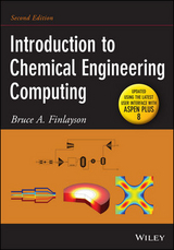 Introduction to Chemical Engineering Computing -  Bruce A. Finlayson