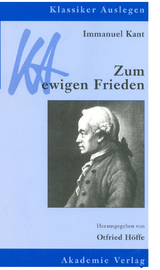 Immanuel Kant: Zum ewigen Frieden - 