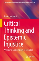 Critical Thinking and Epistemic Injustice - Alessia Marabini