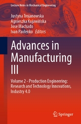 Advances in Manufacturing III - 