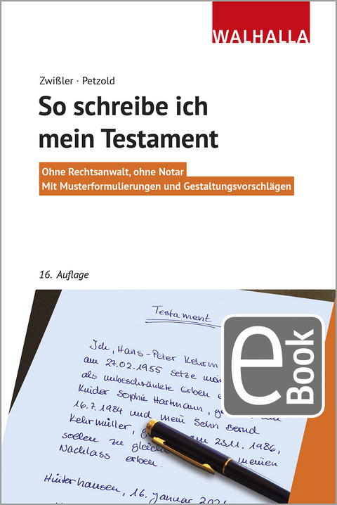 So schreibe ich mein Testament - Finn Zwißler, Sascha Petzold