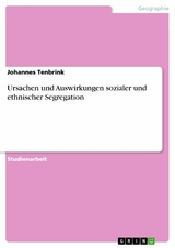 Ursachen und Auswirkungen sozialer und ethnischer Segregation - Johannes Tenbrink