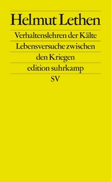 Verhaltenslehren der Kälte -  Helmut Lethen