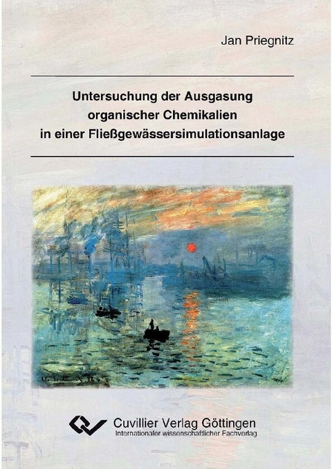 Untersuchung der Ausgasung organischer Chemikalien in einer Flie&#xDF;gew&#xE4;ssersimulationsanlage -  Jan Priegnitz