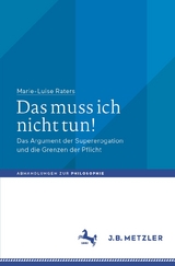 Das muss ich nicht tun! - Marie-Luise Raters