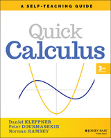 Quick Calculus - Daniel Kleppner, Peter Dourmashkin, Norman Ramsey