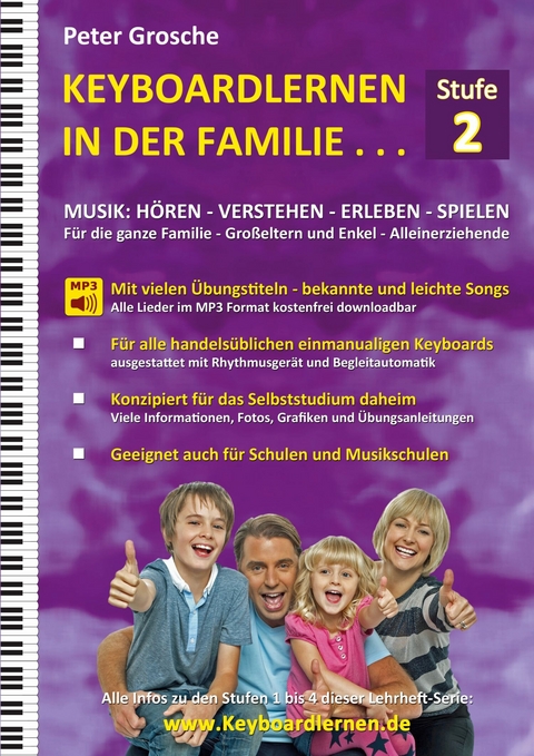 Keyboardlernen in der Familie (Stufe 2) -  Peter Grosche