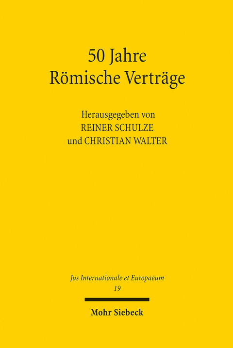 50 Jahre Römische Verträge - 