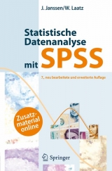 Statistische Datenanalyse mit SPSS - Janssen, Jürgen; Laatz, Wilfried