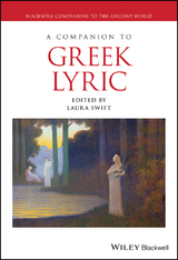 A Companion to Greek Lyric - 