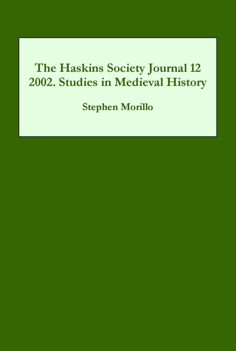 Haskins Society Journal 12 - 