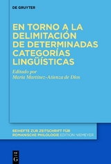 En torno a la delimitación de determinadas categorías lingüísticas - 