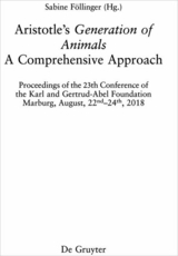 Aristotle’s ›Generation of Animals‹ - 