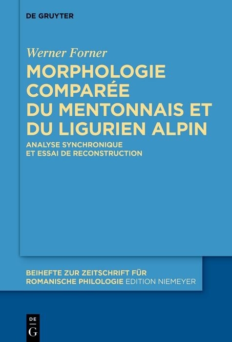 Morphologie comparée du mentonnais et du ligurien alpin - Werner Forner