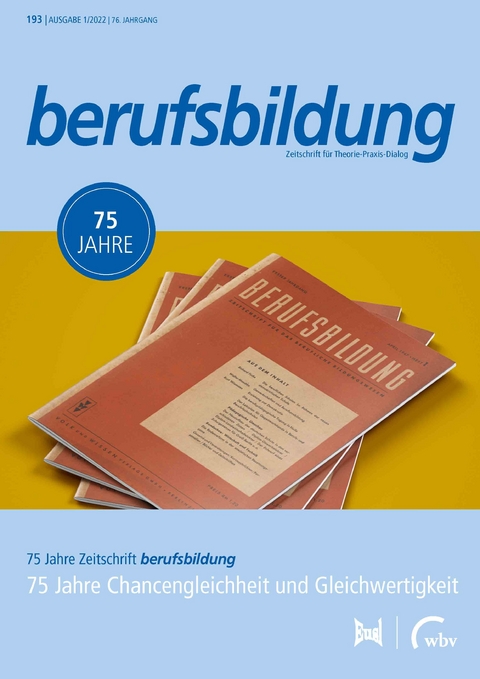 berufsbildung Heft 193, Januar 2022 - 