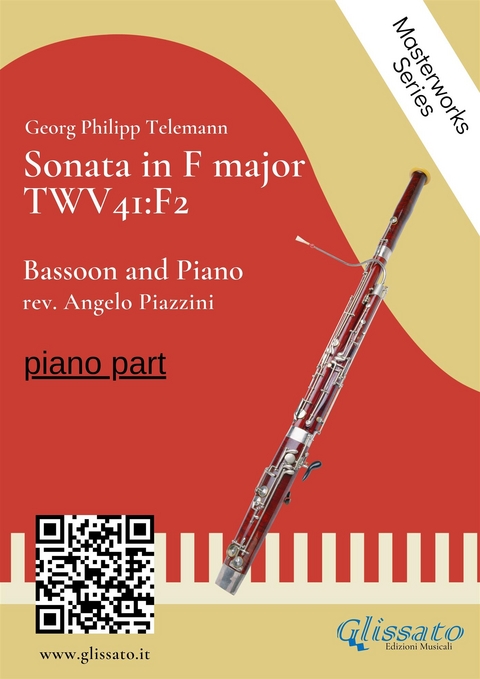 (piano part) Sonata in F major - Bassoon and Piano - Georg Philipp Telemann, Angelo Piazzini