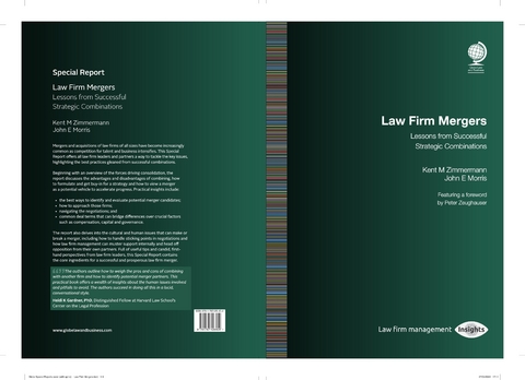 Law Firm Mergers - Kent M Zimmermann, John E Morris