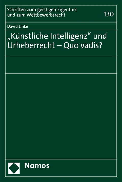 "Künstliche Intelligenz" und Urheberrecht - Quo vadis? - David Linke