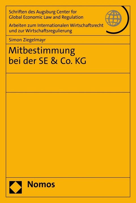 Mitbestimmung bei der SE & Co. KG - Simon Ziegelmayr