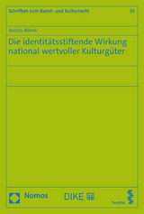 Die identitätsstiftende Wirkung national wertvoller Kulturgüter - Benita Böhm