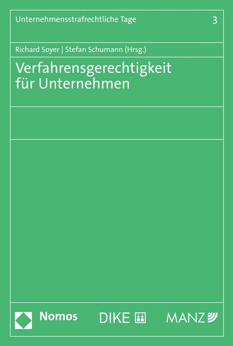 Verfahrensgerechtigkeit für Unternehmen - 