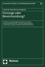 Fürsorge oder Bevormundung? - Friederike Heinzelmann-Brégeault