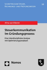 Steuerkommunikation im Gründungsprozess - Alina van Eikeren