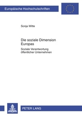 Die soziale Dimension Europas - Sonja Witte