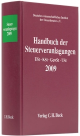 Handbuch der Steuerveranlagungen 2009 - Deutsches wissenschaftliches Institut der Steuerberater e.V., Deutsches