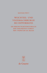 Weichteil- und Viszeralchirurgie bei Hippokrates - Mathias Witt