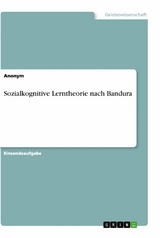 Sozialkognitive Lerntheorie nach Bandura