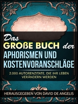 Das Große Buch  der Aphorismen  und Kostenvoranschläge (Übersetzt) - David De Angelis