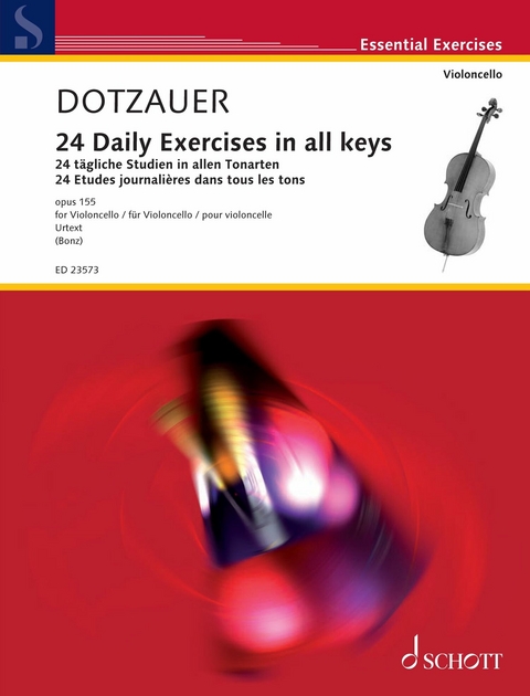 24 Daily Exercises in all keys - Justus Johann Friedrich Dotzauer