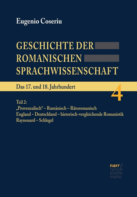 Geschichte der romanischen Sprachwissenschaft - Eugenio Coseriu