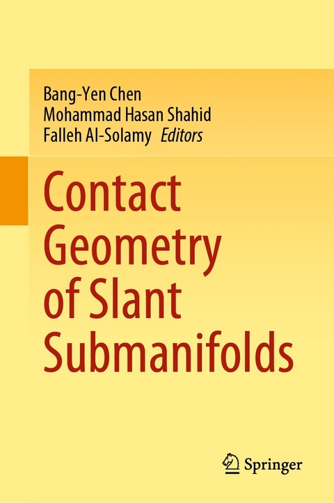 Contact Geometry of Slant Submanifolds - 