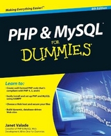 PHP and MySQL For Dummies - Valade, Janet