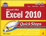 Microsoft Office Excel 2010 QuickSteps - Cronan, John