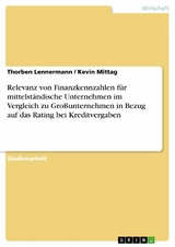 Relevanz von Finanzkennzahlen für mittelständische Unternehmen im Vergleich zu Großunternehmen in Bezug auf das Rating bei Kreditvergaben - Thorben Lennermann, Kevin Mittag