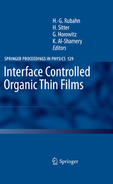 Interface Controlled Organic Thin Films - 