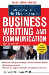 The McGraw-Hill 36-Hour Course in Business Writing and Communication, Second Edition - Davis, Kenneth